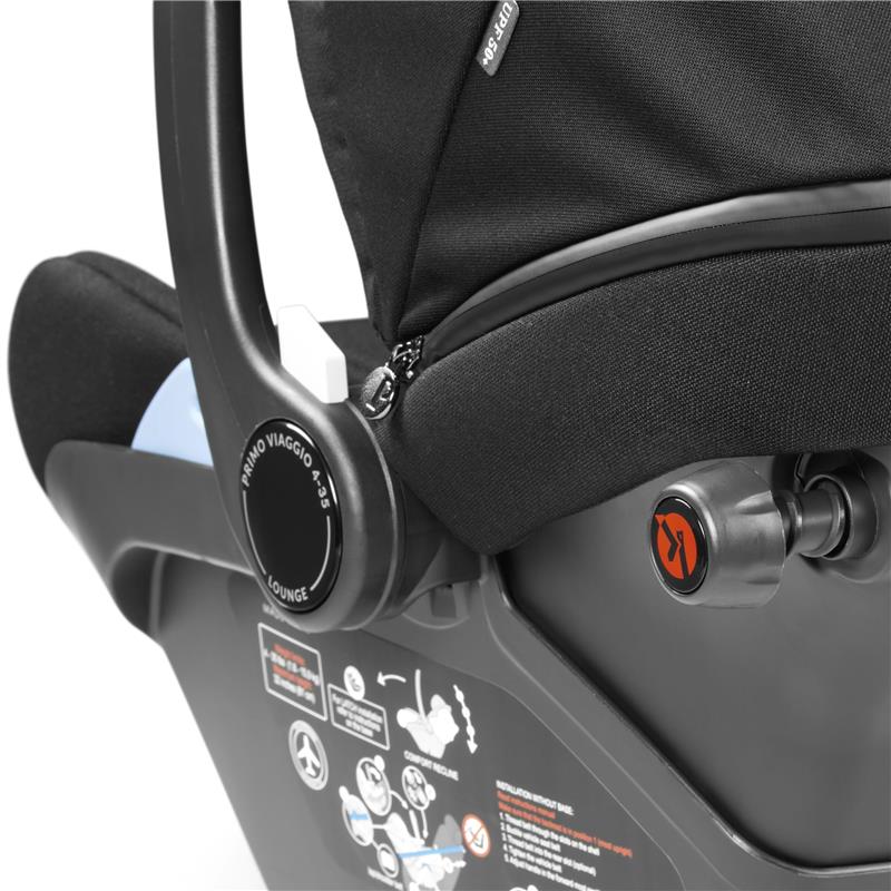 Peg Perego Primo Viaggio 4-35 Lounge - Reclining Rear Facing Infant Car Seat - Includes Base with Load Leg & Anti-Rebound Bar - for Babies 4 to 35  Image 3