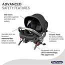 Peg Perego - Primo Viaggio 4-35 Urban Mobility-Baseless Infant Car Seat with Latch-True Black Image 3