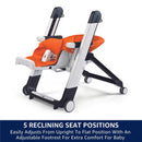 Peg-Perego - Siesta Grow with Baby Folding High Chair & Recliner, Astral (Beige) Image 4