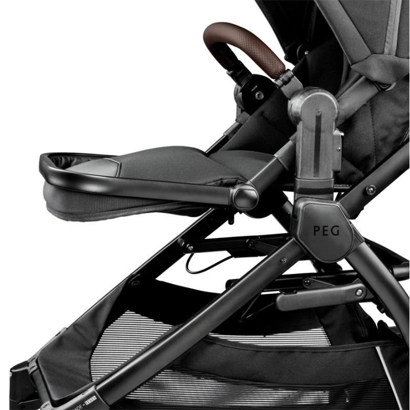 Peg-Perego Ypsi Single to Double Stroller, True Black Image 11