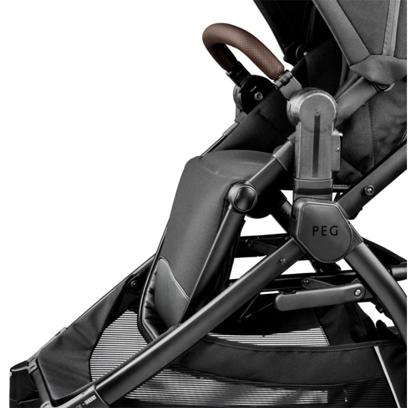 Peg-Perego Ypsi Single to Double Stroller, True Black Image 12