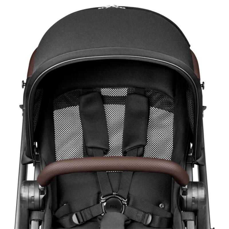 Peg-Perego Ypsi Single to Double Stroller, True Black Image 14