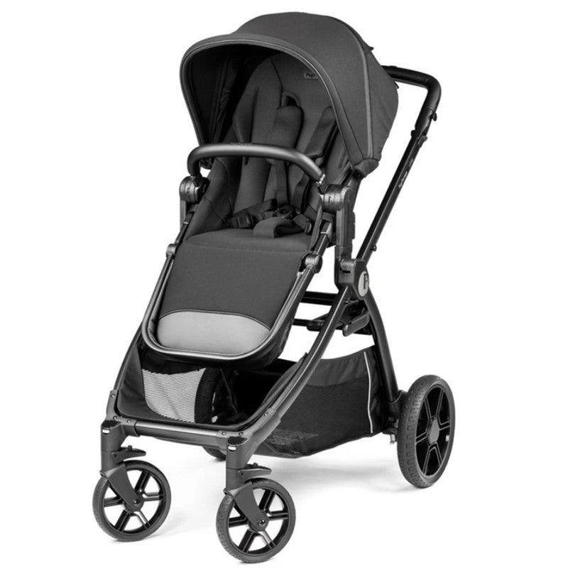 Peg Perego Ypsi New – Single to Double Stroller – True Black (Black) Image 1