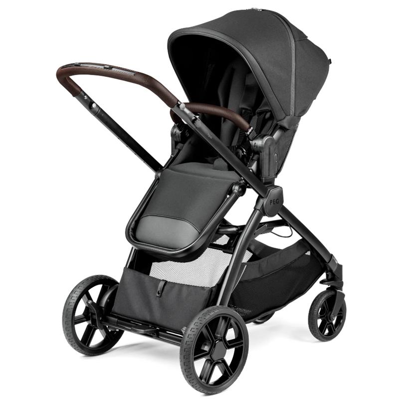 Peg-Perego Ypsi Single to Double Stroller, True Black Image 2