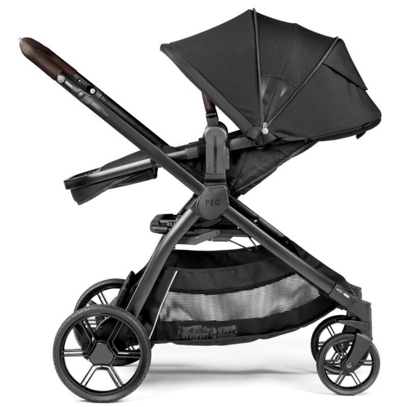 Peg-Perego Ypsi Single to Double Stroller, True Black Image 8