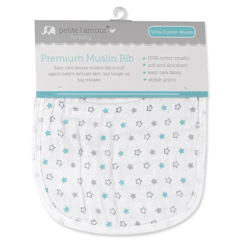 Petite L'Amour Muslin Bib - Colors May Vary Image 3