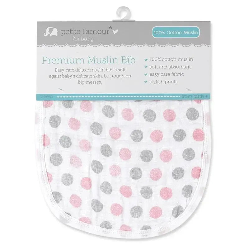 Petite L'Amour Muslin Bib - Colors May Vary Image 5