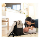 Petunia - Boxy Backpack diaper bag - Sand/Black Image 11