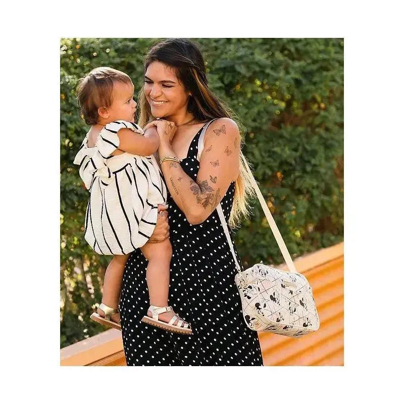 Petunia - Companion Diaper Clutch, Shimmery Minnie Mouse Image 3