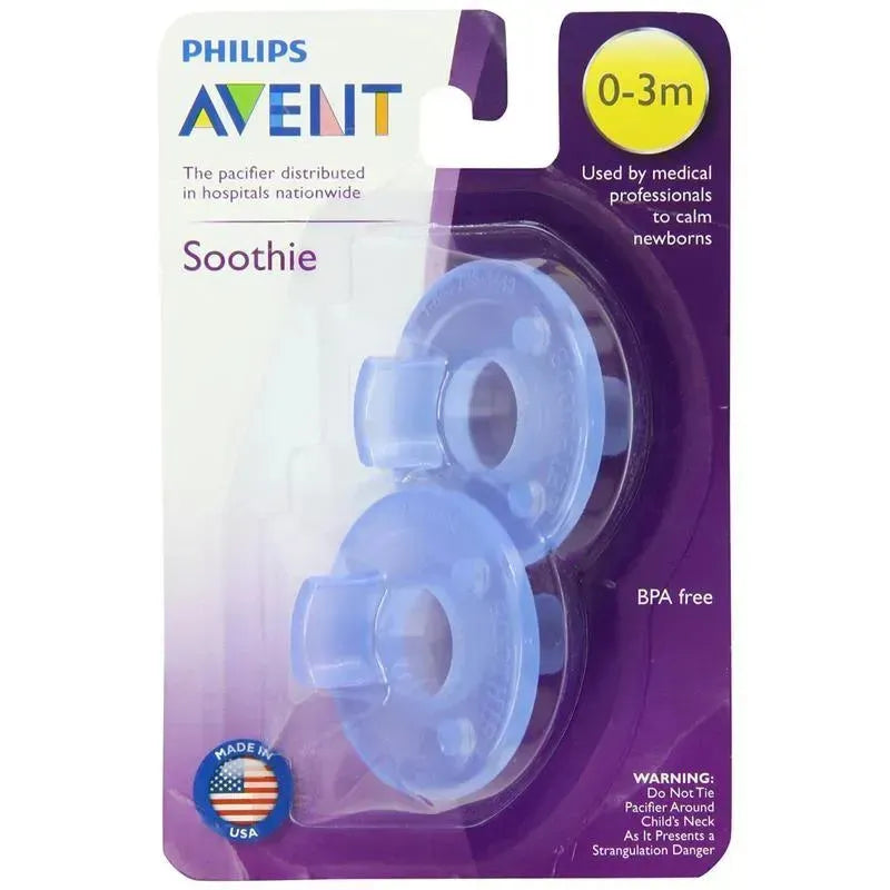 Avent - 2Pk Soothie, 0/3M, Blue Image 3