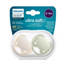 Phillips Avent - 2Pk Ultra Soft Pacifier, 0/6M, Mixed Colors Image 2