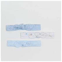 Piccolo Bambino 3Pk Jersey Headbands Blue Image 1