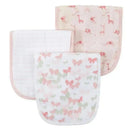 Piccolo Bambino - 3Pk Muslin Burp Cloth In Gift Box Pink Image 2