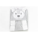 Piccolo Bambino 4pc Sheep Baby Hooded Towel,Baby Mittens & Washcloths Set.