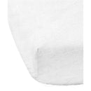 Piccolo Bambino Deluxe Deep Pocket Chamois Crib Sheet In Vinyl - White Image 2