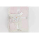 Piccolo Bambino Reversible Chamois Baby Blankets,Pink Image 1