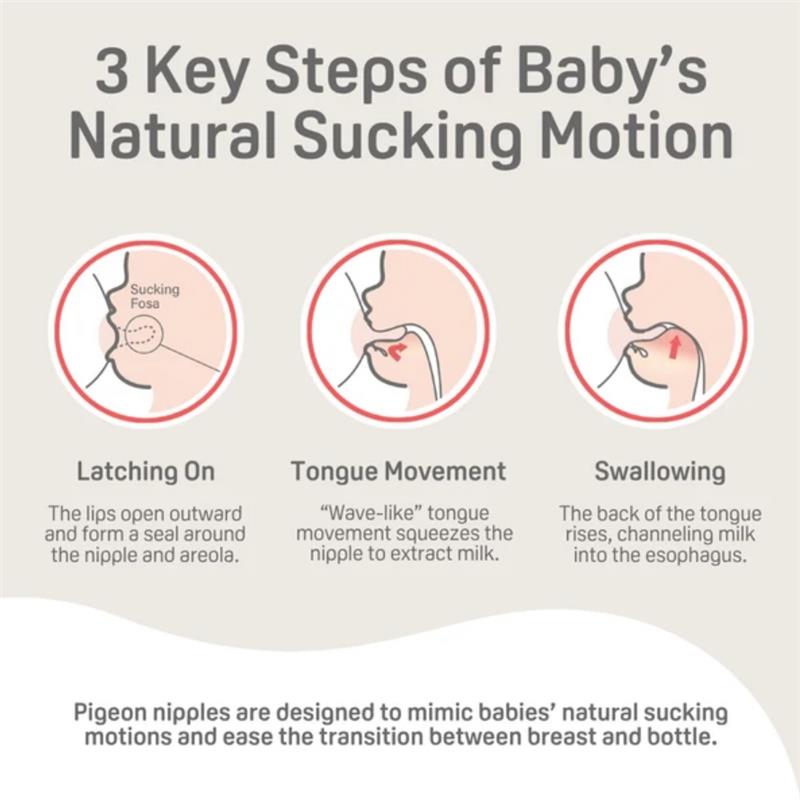 Pigeon 4Pk Silicone Nipple (SS) 0+ Months