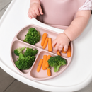 Primo Passi - Silicone Carrot Freezer + Food Feeder + Spoon 2-Pack + Suction Bowl + Suction Plate + Training Cup And Snack Cup - Rose Pink