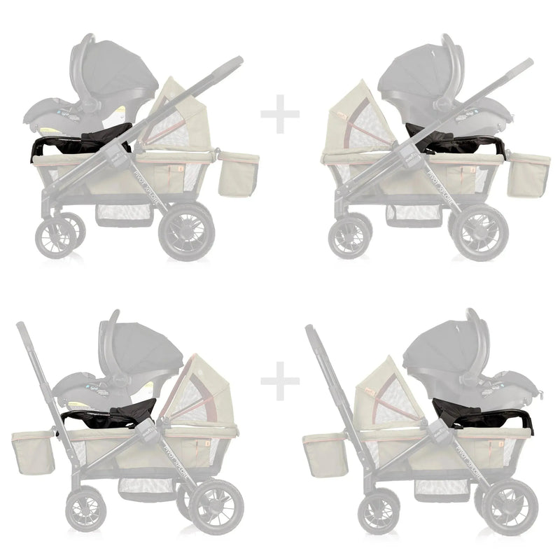 Pivot Xplore Stroller Wagon Infant Car Seat Adapter - MacroBaby