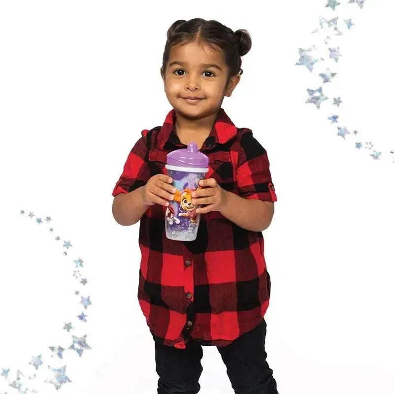 Playtex - Baby Sipsters Stage 3 PAW Patrol Sippy Cups, Spill-Proof, Leak-Proof, Insulated, Glitter, Girl, 9 Oz, 1 Count Image 3