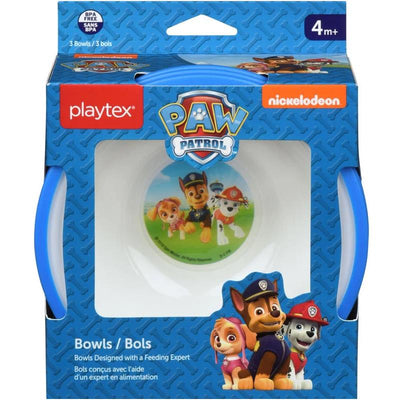 Playtex - Mealtime Paw Patrol Bowls for Boys, 3 Pack Image 1