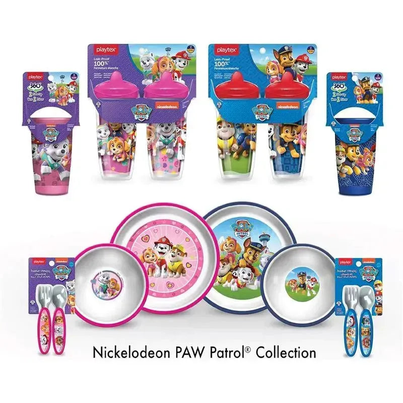 Playtex - Sipsters Stage 2, 360 Degree Paw Patrol Spill-Proof, Leak-Proof, Break-Proof for Girls, Pack of 2 Image 6