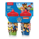 Playtex - Sipsters Stage 3 Paw Patrol Spill-Proof, Leak-Proof, Break-Proof Spout Cup for Boys, 9 Ounce, Pack of 2, Red Image 1