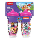 Playtex - Sipsters Stage 3 Paw Patrol Spill-Proof, Leak-Proof, Break-Proof Spout Cup for Girls, 9 Ounce, Pack of 2 Image 1