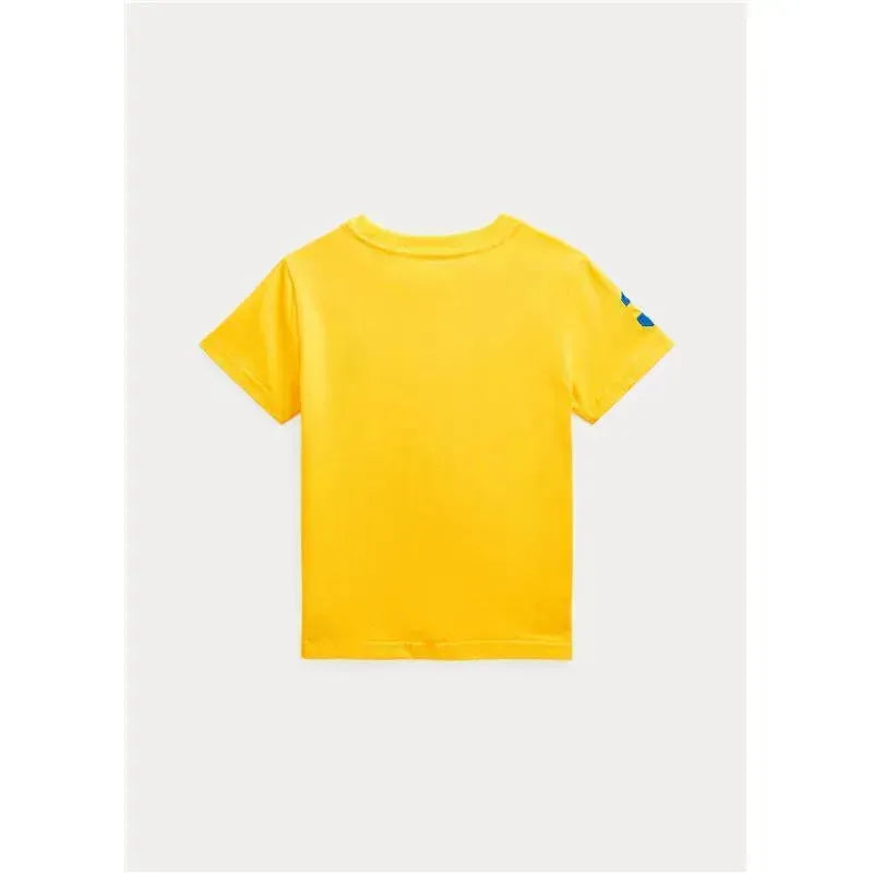 Polo Ralph Lauren - Baby Boy Big Pony Cotton Jersey Tee, Yellow Image 2