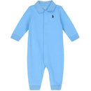 Polo Ralph Lauren Baby - Boy Cotton Polo Coverall, Suffield Blue Image 1