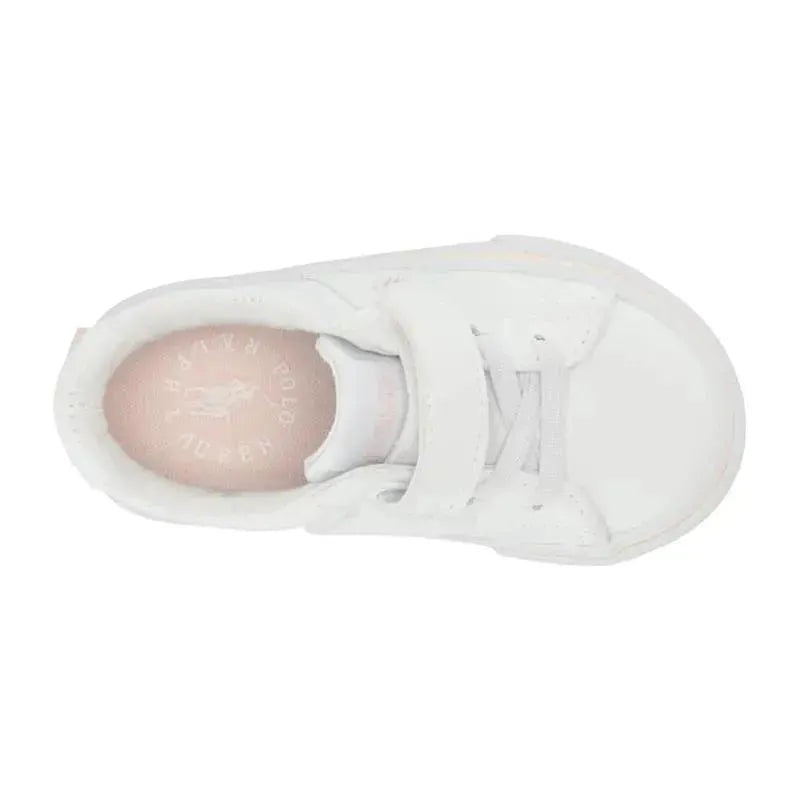 Polo Ralph Lauren Baby - Girl Shoes White Tumbled With Light Pink Image 3