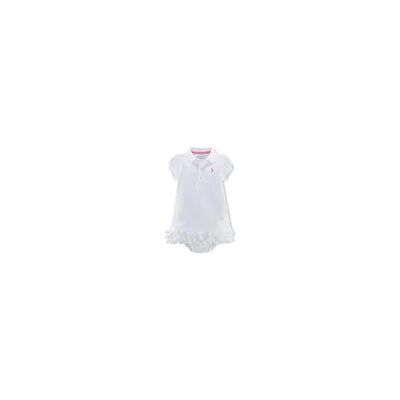 Polo Ralph Lauren Baby - Girls 2 Piece Ruffle Polo Dress Image 1