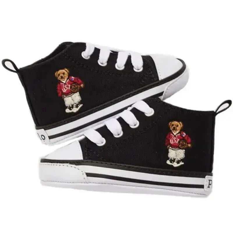 Polo Ralph Lauren Baby - Hamptyn HI Basketball Bear Sneakers Image 1