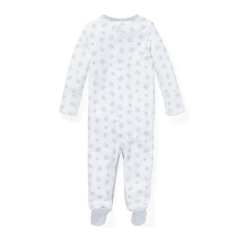 Polo Ralph Lauren Baby - Playtime Print Cotton Coverall, Paper White Image 2