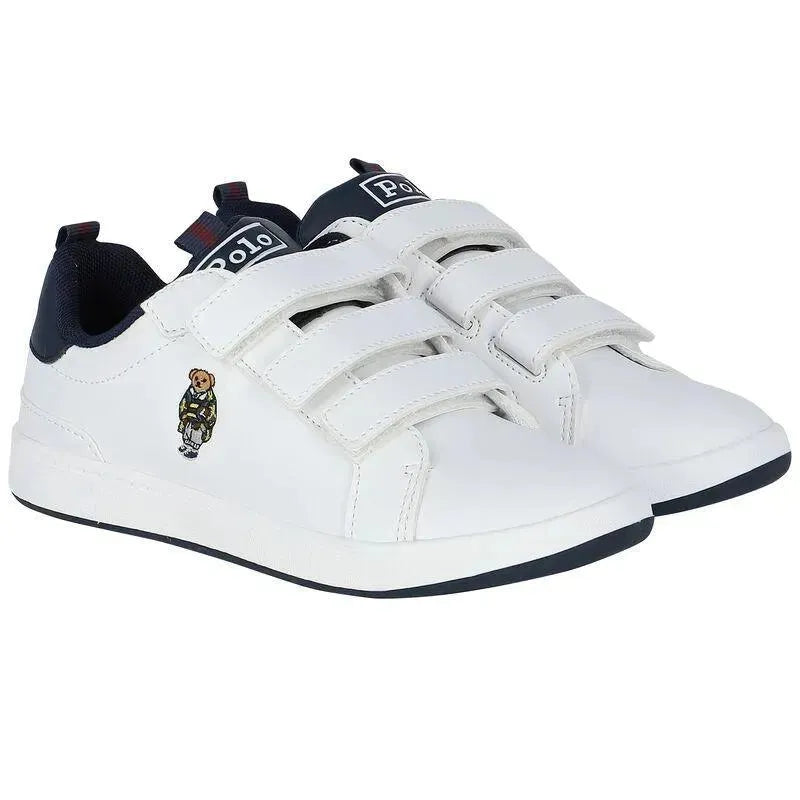 Polo Ralph Lauren Baby - Shoes Heritage Court Bear Ez, White Image 1