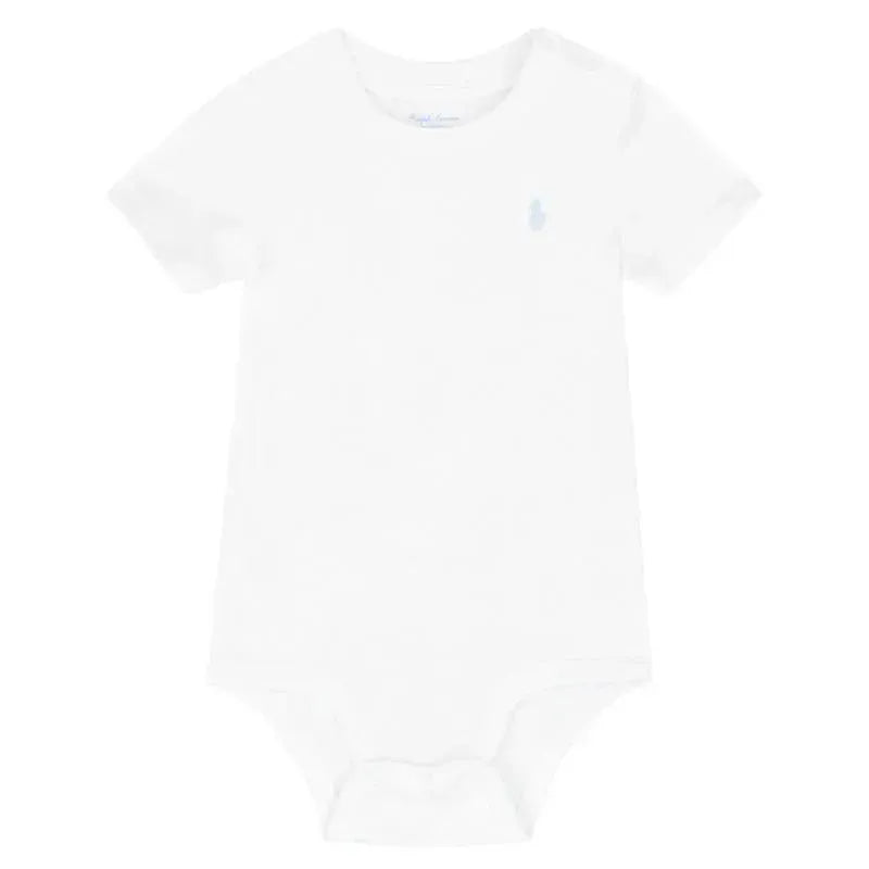 Polo Ralph Lauren Baby - Short Sleeve Jersey Knit T-Shirt Bodysuit, White Image 1