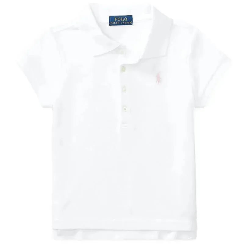 Polo Ralph Lauren Baby - Short-Sleeve Stretch Mesh Polo, White Image 1