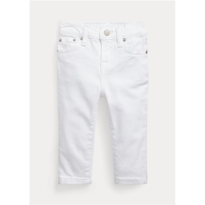 Polo Ralph Lauren Baby - Stretch Denim Jean, White Image 1