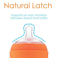 Pop Yum - Baby Bottle Starter Set 4 Pack, Orange Image 5