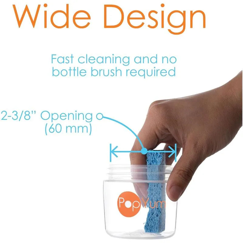 Pop Yum - Baby Bottle Starter Set 4 Pack, Orange Image 6