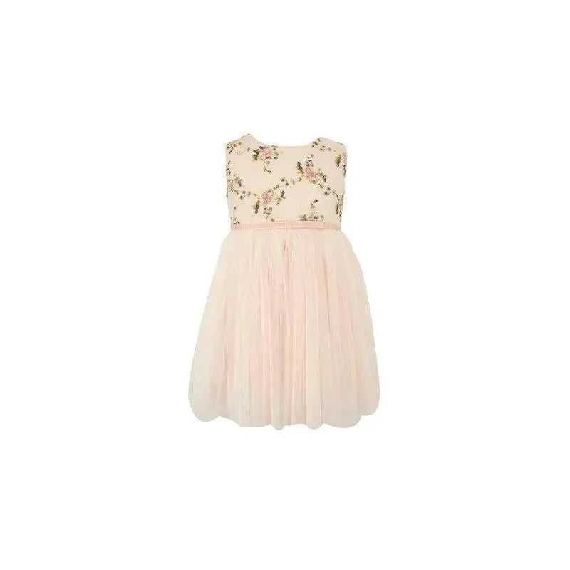 Popatu - Embroidered Bodice Tulle Dress  Image 1