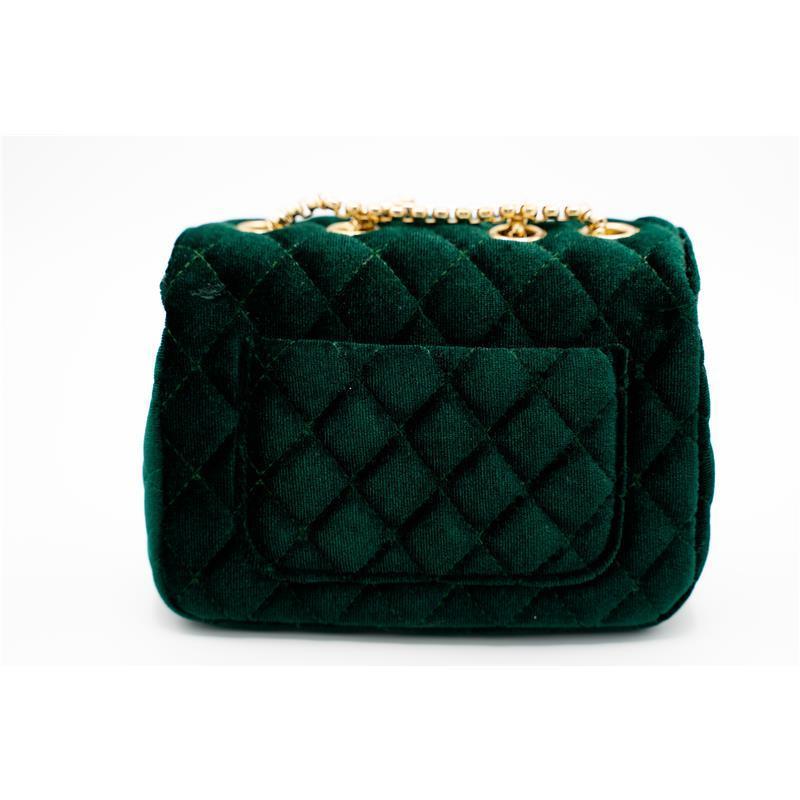 Popatu Green Velvet Handbag.