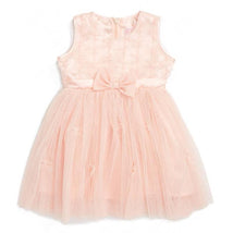 Popatu Sleeveless Tulle Dress, Peach Image 1