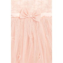 Popatu Sleeveless Tulle Dress, Peach Image 2