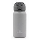 Primo Passi 12 oz Kids Insulated Straw Water Bottle, Gray Image 1