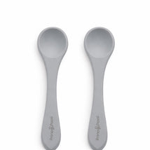 Primo Passi 2Pk Silicone Spoon, Senior Gray Image 1