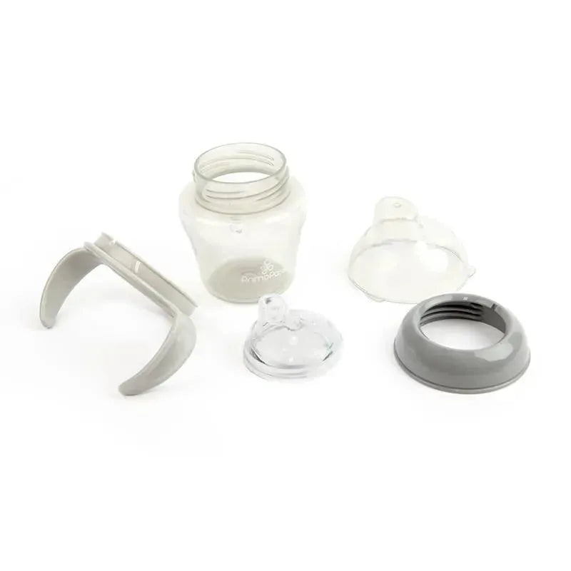 Primo Passi - 2Pk Grey Sippy Cups 4M, 5 Oz Image 4