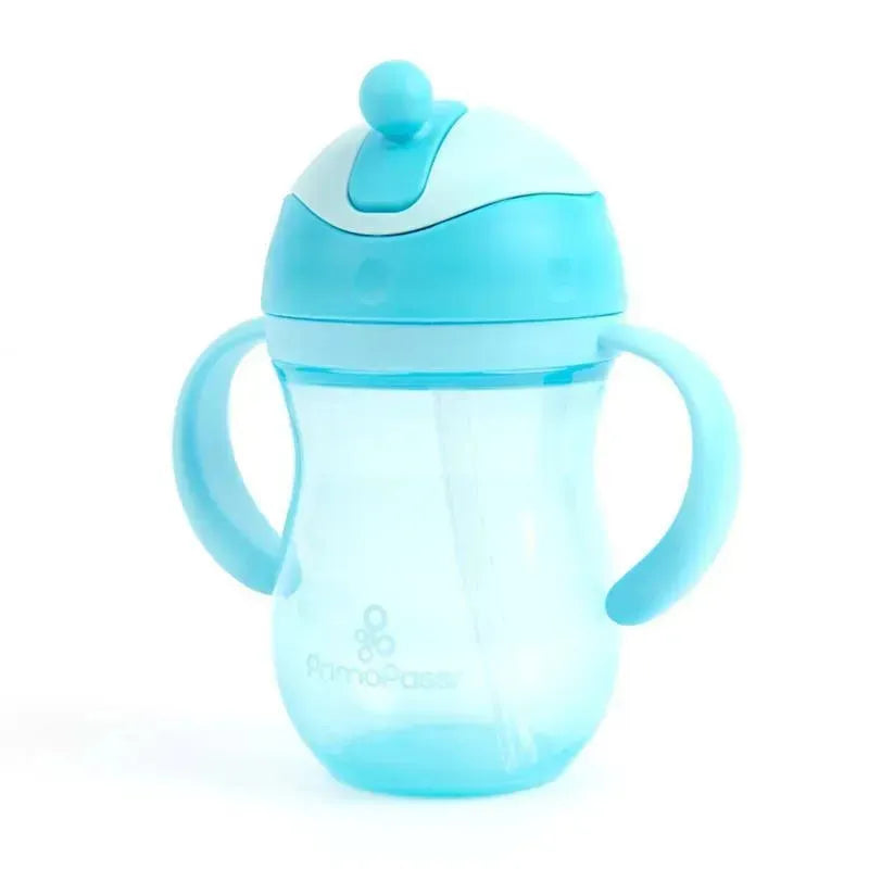 Primo Passi - 9 Oz Blue Straw Cup Image 2