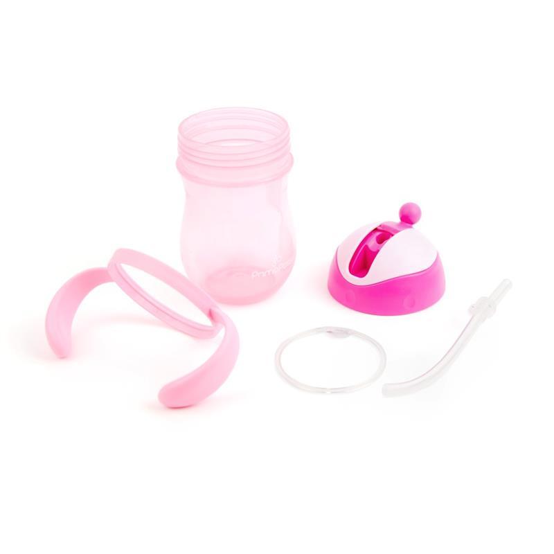 Primo Passi - 9 Oz Pink Straw Cup Image 5