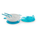 Primo Passi Baby Suction Bowl Feeding Set, Blue Image 2